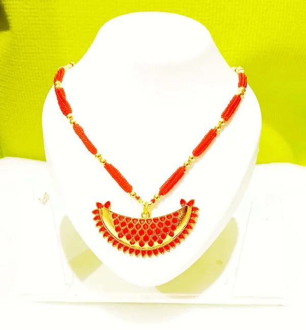 (Pack_Of_2)_Assamese_Traditional_Necklace_For_Girls_&_Women